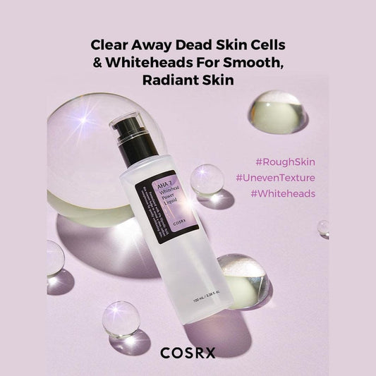 COSRX AHA 7 Whitehead Power Liquid Toner - Exfoliating & Brightening Formula for Clear, Glowing Skin