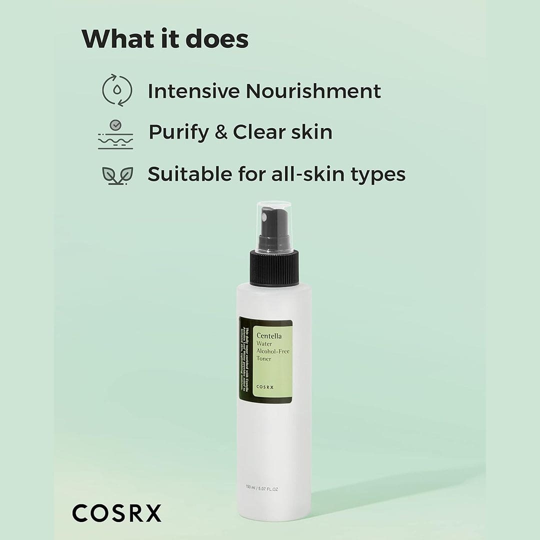 COSRX Centella Water Alcohol-Free Toner - Soothing Hydration for Sensitive Skin