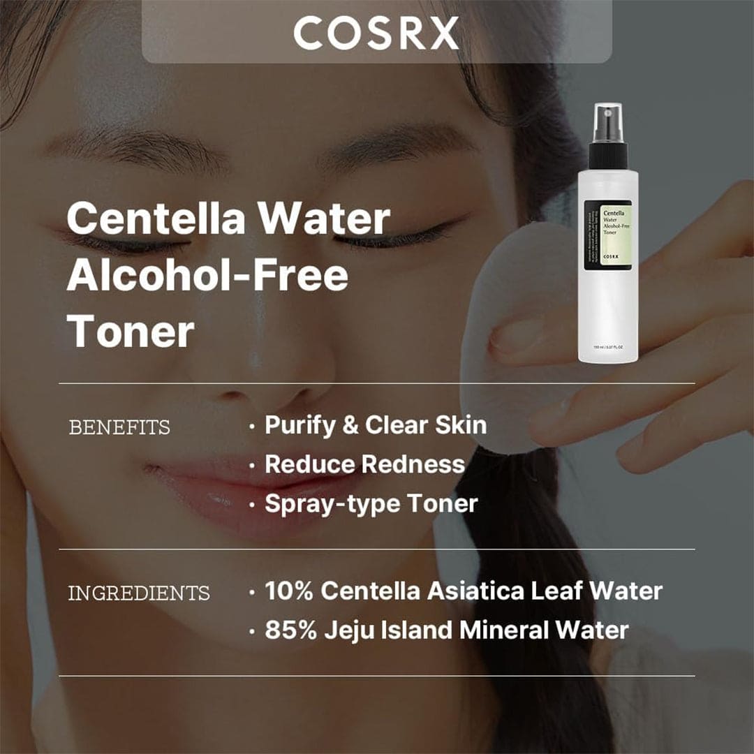 COSRX Centella Water Alcohol-Free Toner - Soothing Hydration for Sensitive Skin