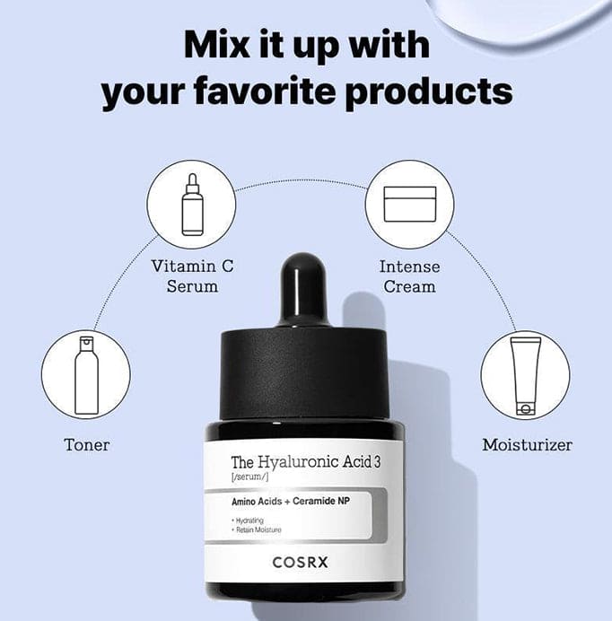 COSRX The Hyaluronic Acid 3 Serum - Intense Hydration & Barrier Repair (20ml)