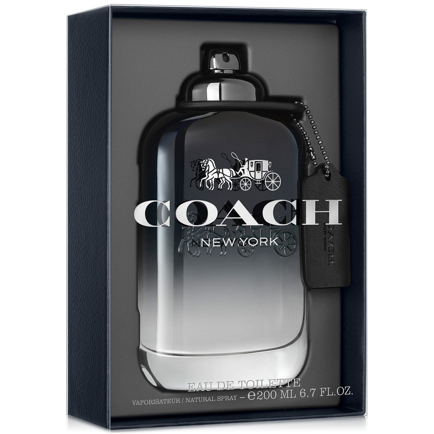 Coach New York Eau de Toilette for Men, 200ml Spray - Captivating Scent