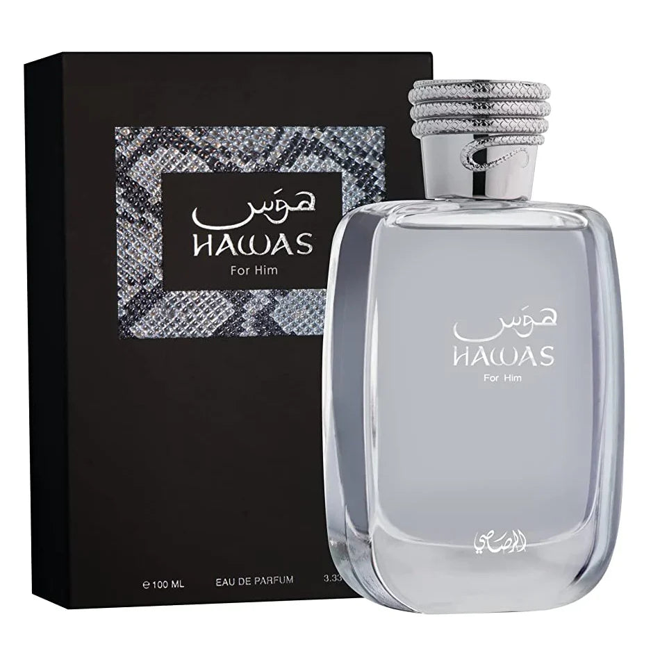 Rasasi Hawas Eau de Parfum for Men, 100ml - A Captivating and Long-Lasting Fragrance