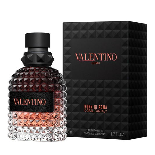 Valentino Uomo Born In Roma Coral Fantasy Eau de Toilette Spray for Men - 100ml