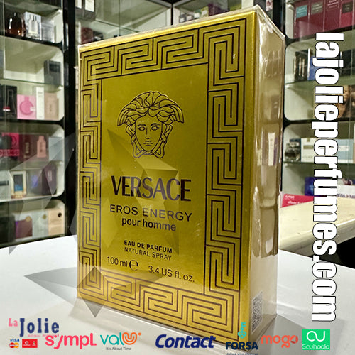 Versace Eros Energy for Men Eau de Toilette - 100ml | Captivating Citrus & Woody Fragrance
