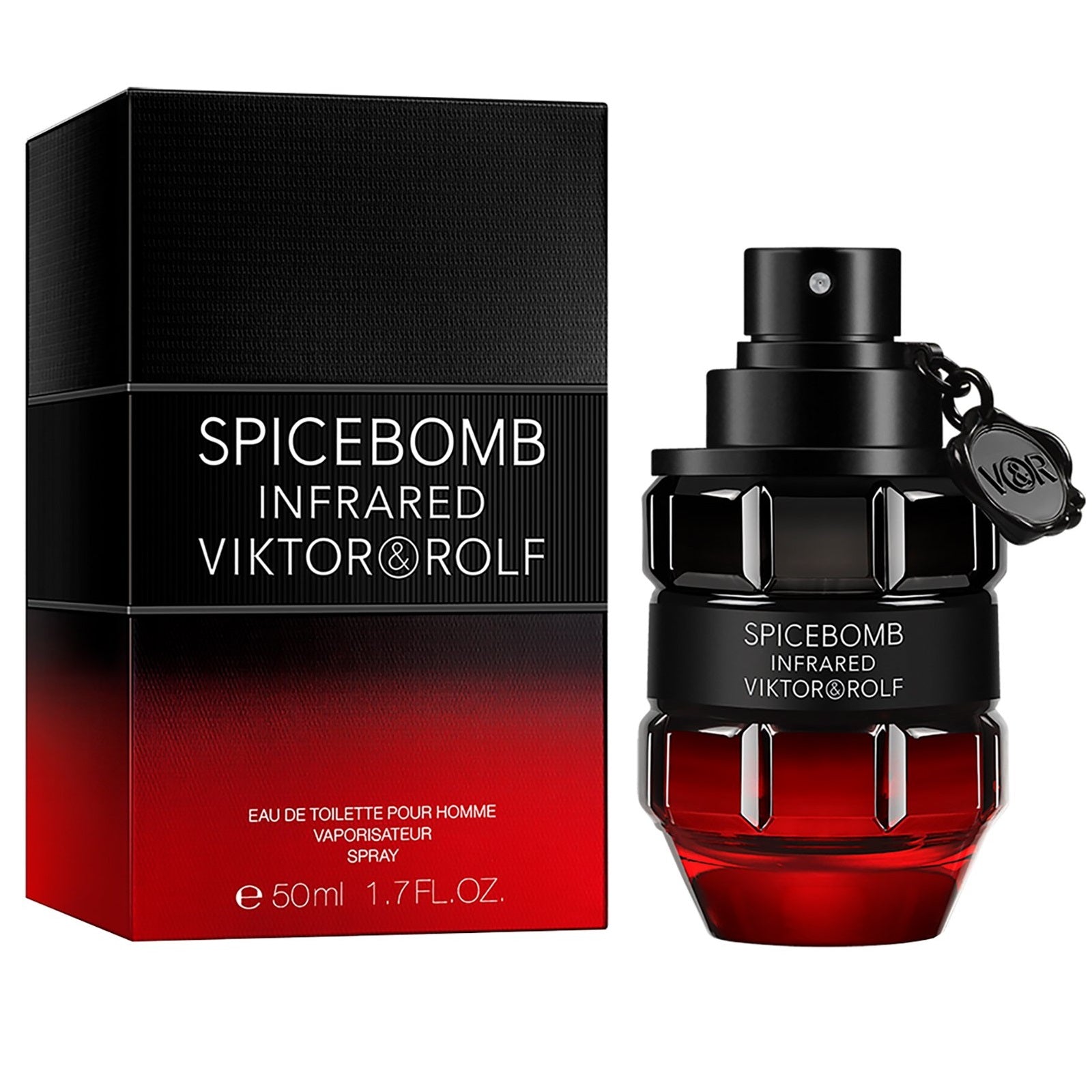 Viktor & Rolf Spicebomb Infrared Eau De Toilette EDT Spray for Men - Intense & Spicy Fragrance